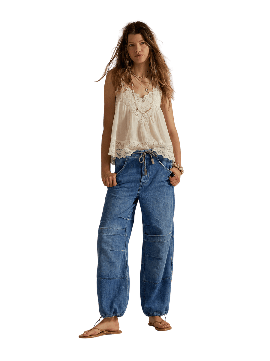 Free People We the Free Logan Cinched Cargo Jeans in Harper | Twentyseven Toronto