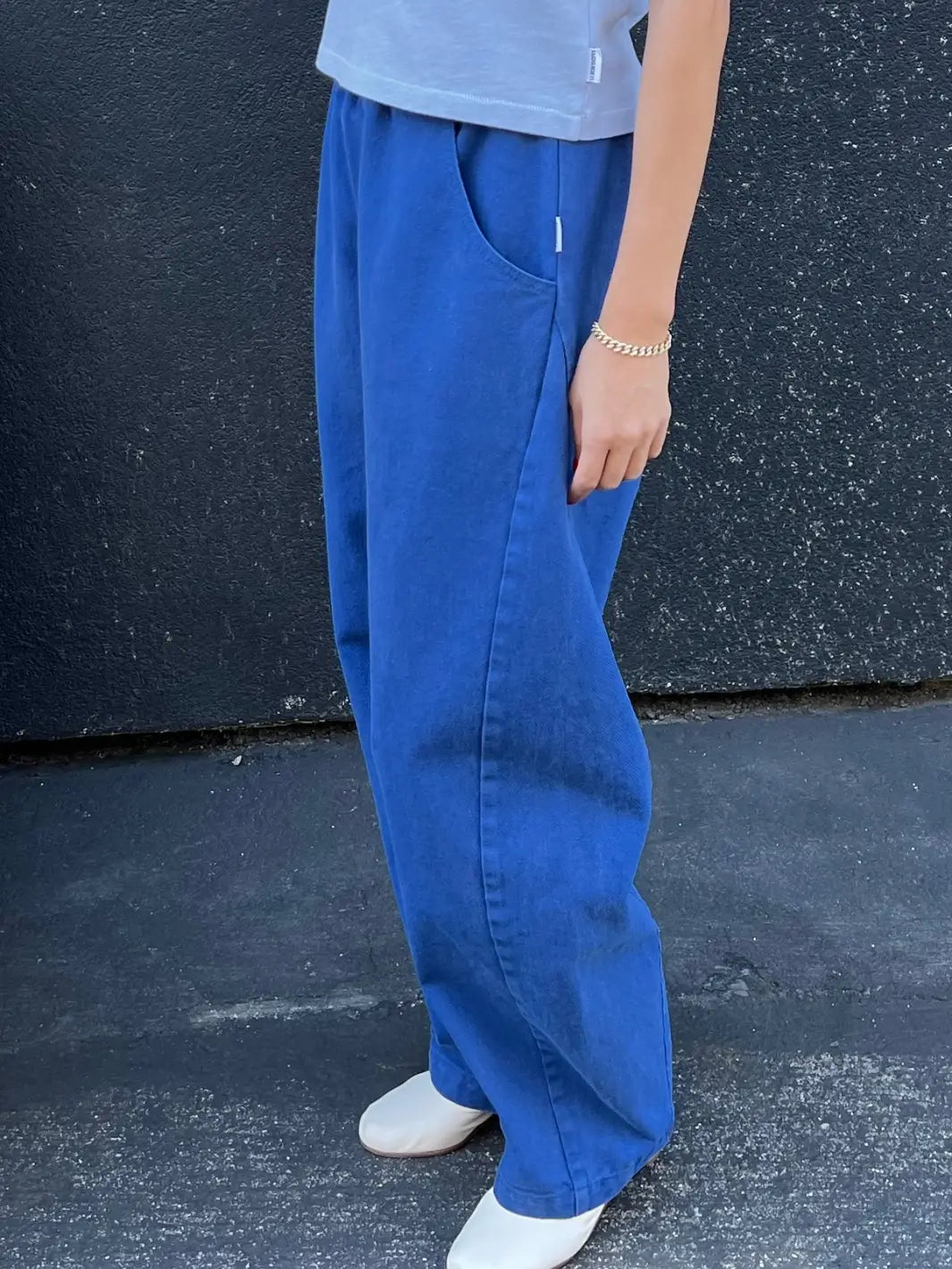 Long Arc Pants - Azure