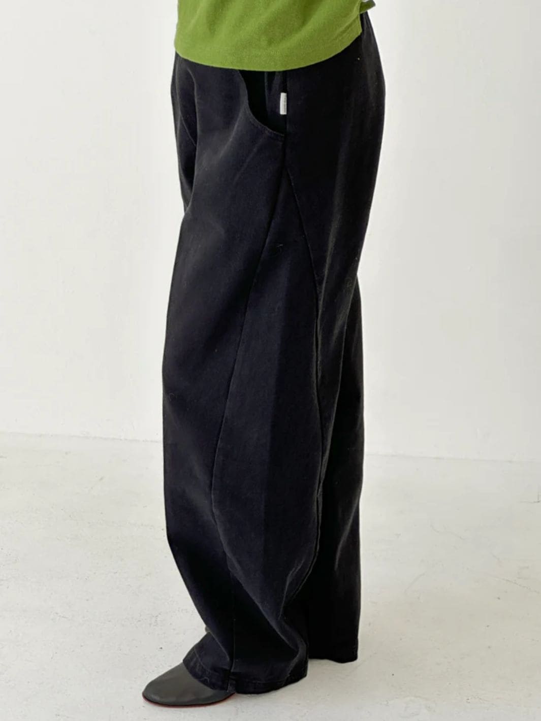 Le Bon Shoppe Long Arc Pants in Black Canvas | Twentyseven Toronto