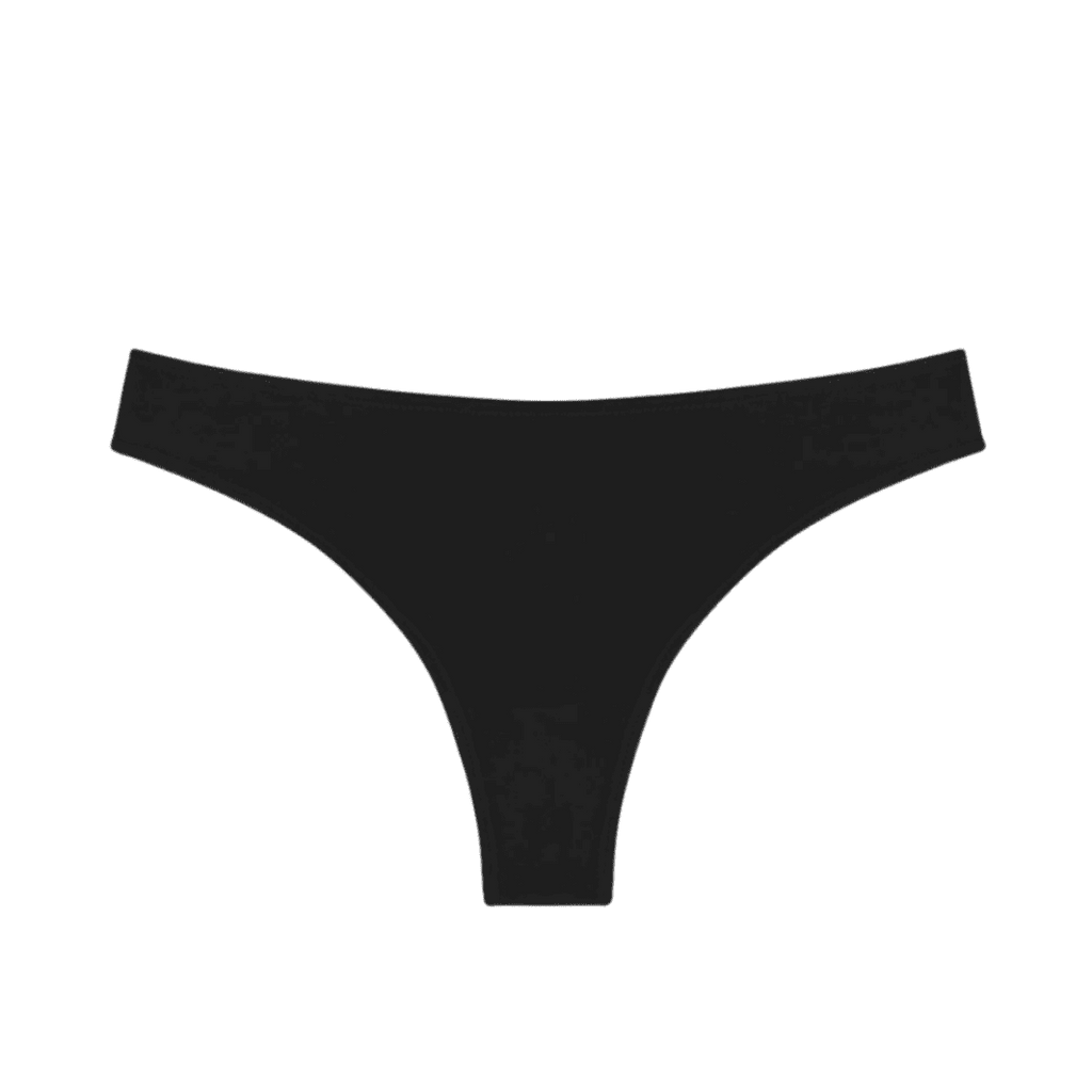 パンツ UNDERWEAR MANNISH HALF PT Black Low Profile Thong - Huha Mineral Undies | Twentyseven