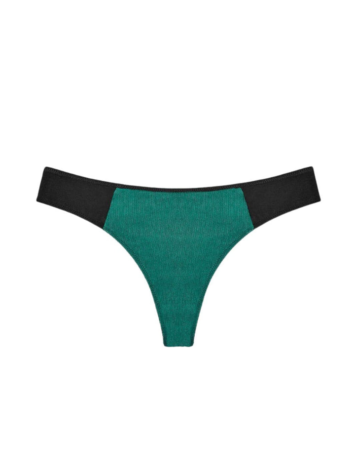 Black Low Profile Thong - Huha Mineral Undies | Twentyseven Toronto