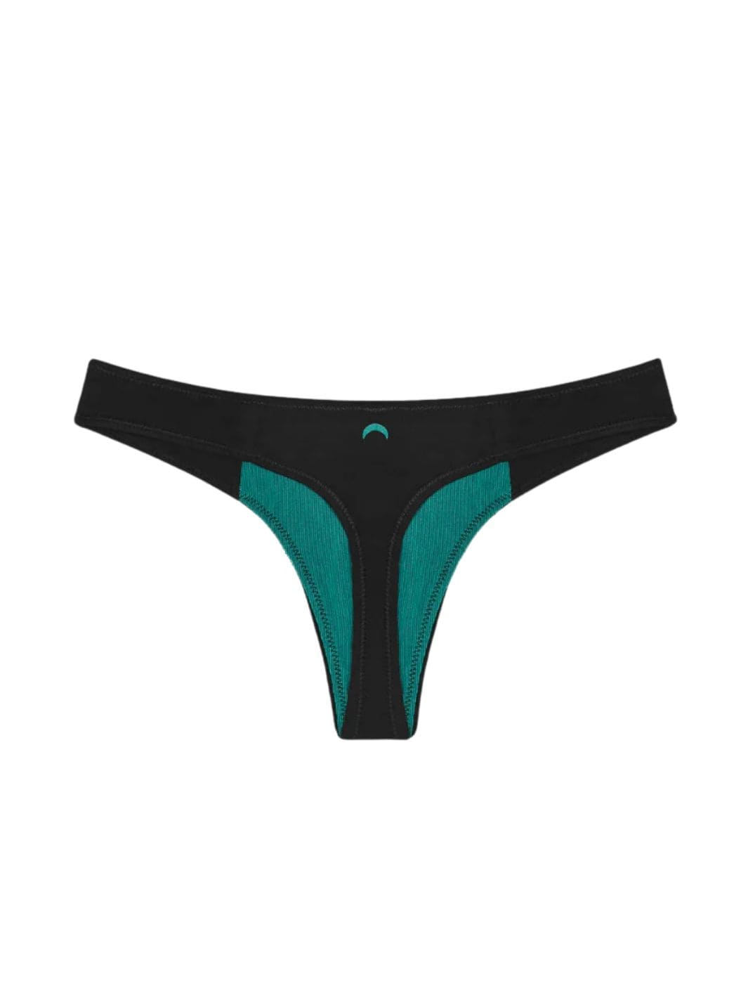 Black Low Profile Thong - Huha Mineral Undies | Twentyseven Toronto