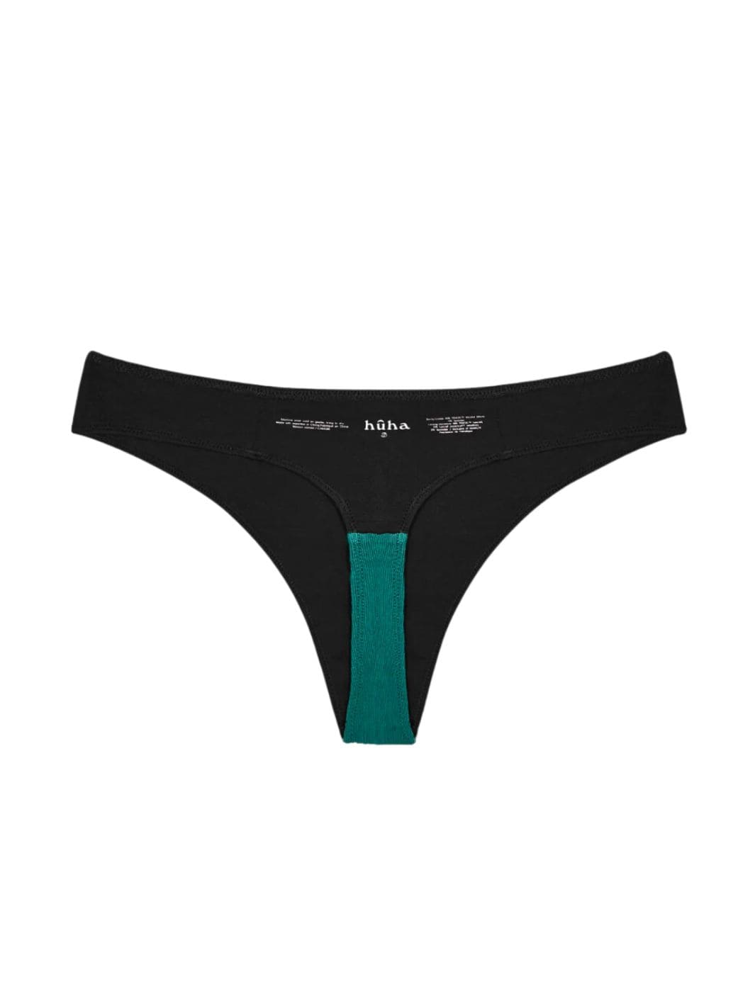 Black Low Profile Thong - Huha Mineral Undies | Twentyseven Toronto