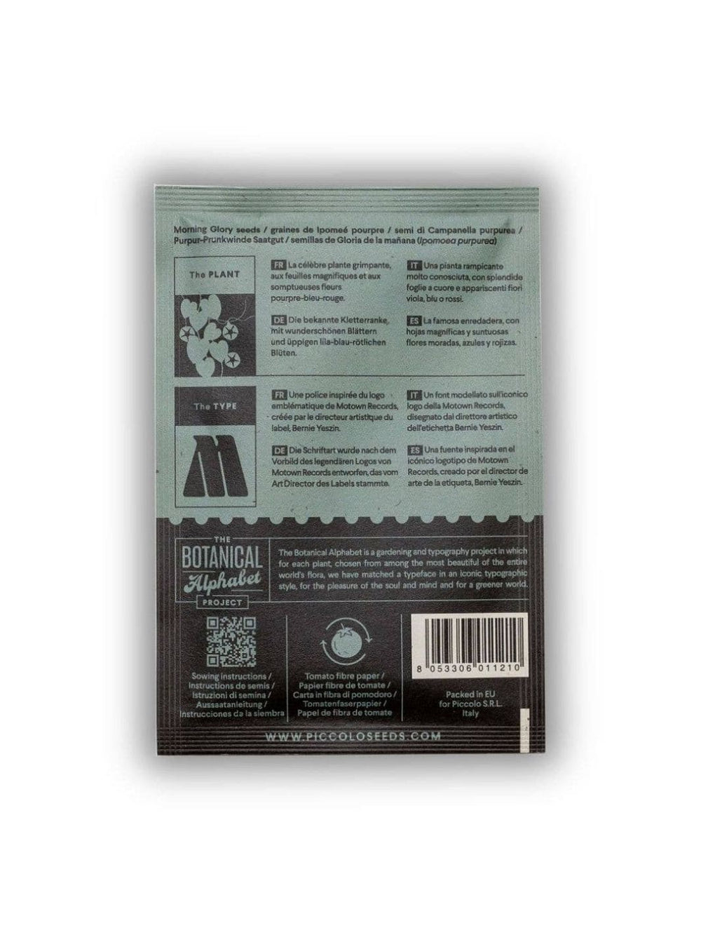 Piccolo Seeds M - Morning Glory Seed Pack | Twentyseven Toronto