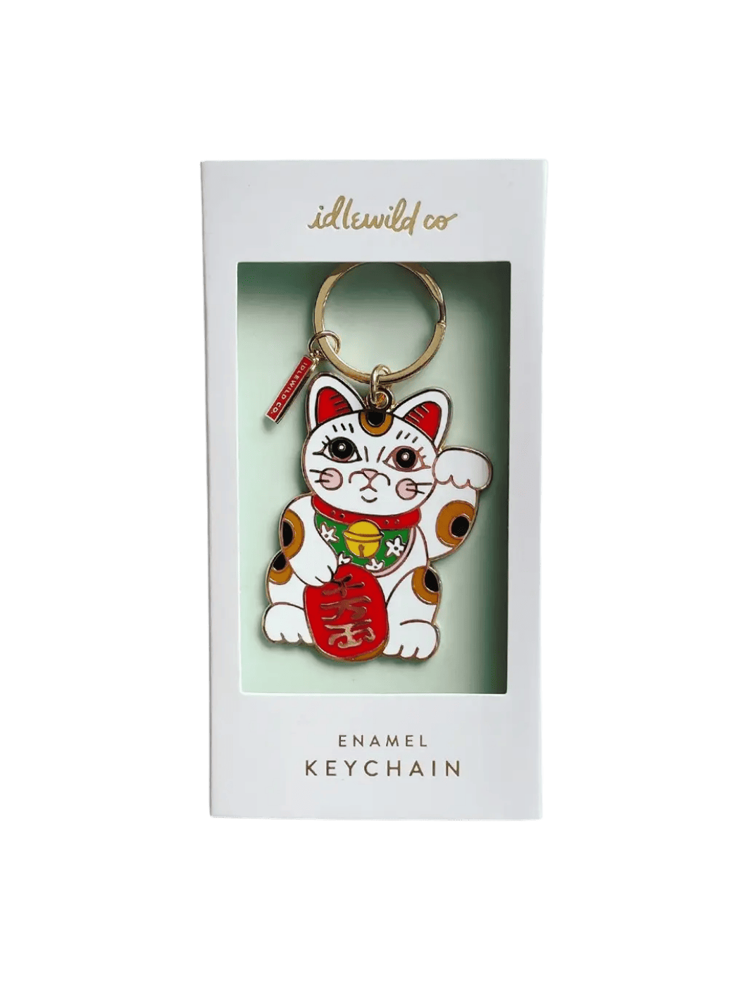 Idlewild Co. Maneki Neko Enamel Keychain | Twentyseven Toronto