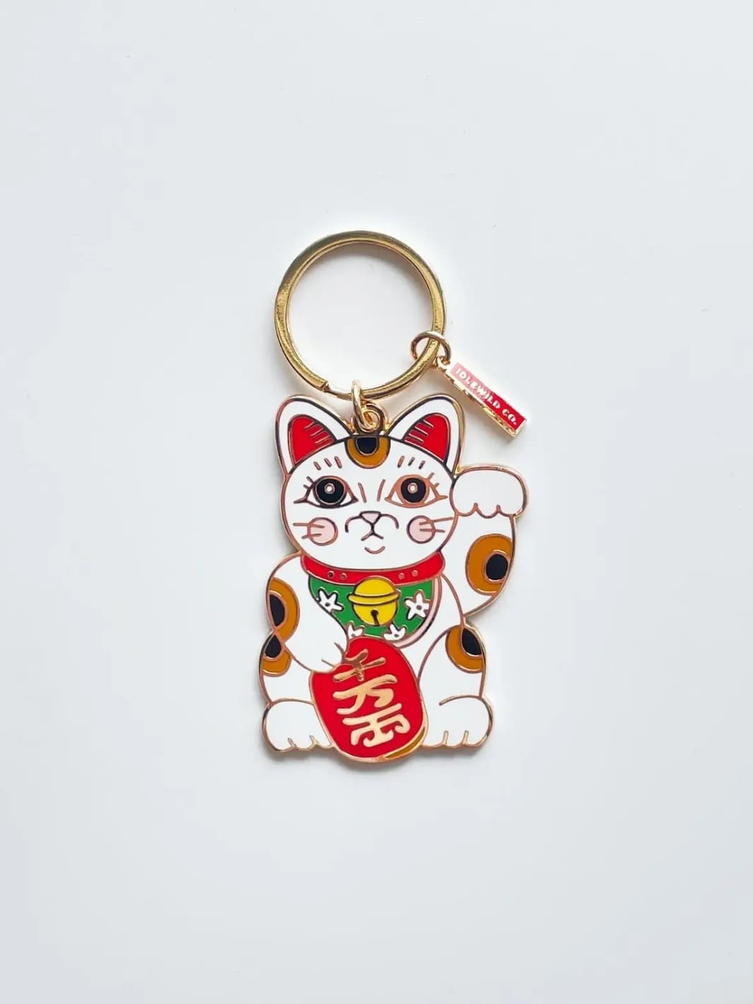 Idlewild Co. Maneki Neko Enamel Keychain | Twentyseven Toronto