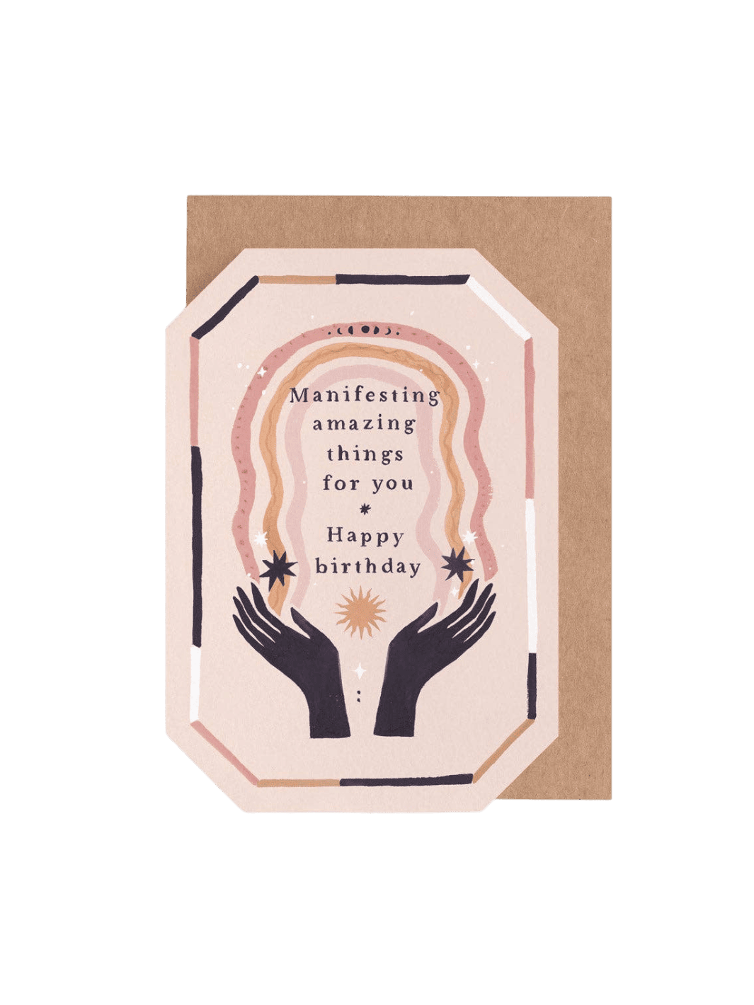 Sister Paper Co. Manifesting Birthday Card | Crystals Card | Affirmation Card | Twentyseven Toronto