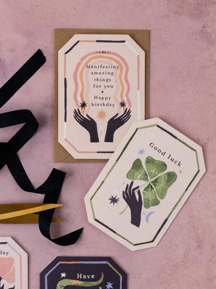 Sister Paper Co. Manifesting Birthday Card | Crystals Card | Affirmation Card | Twentyseven Toronto