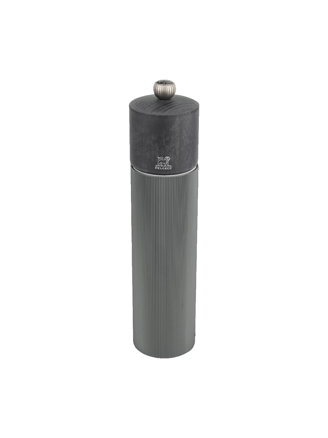 Gray pepper grinder from Peugeot on a transparent background | Twentyseven Toronto