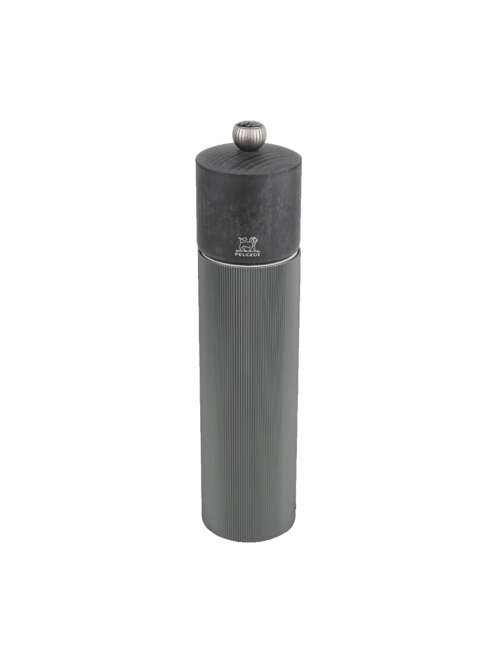 Gray pepper grinder from Peugeot on a transparent background | Twentyseven Toronto