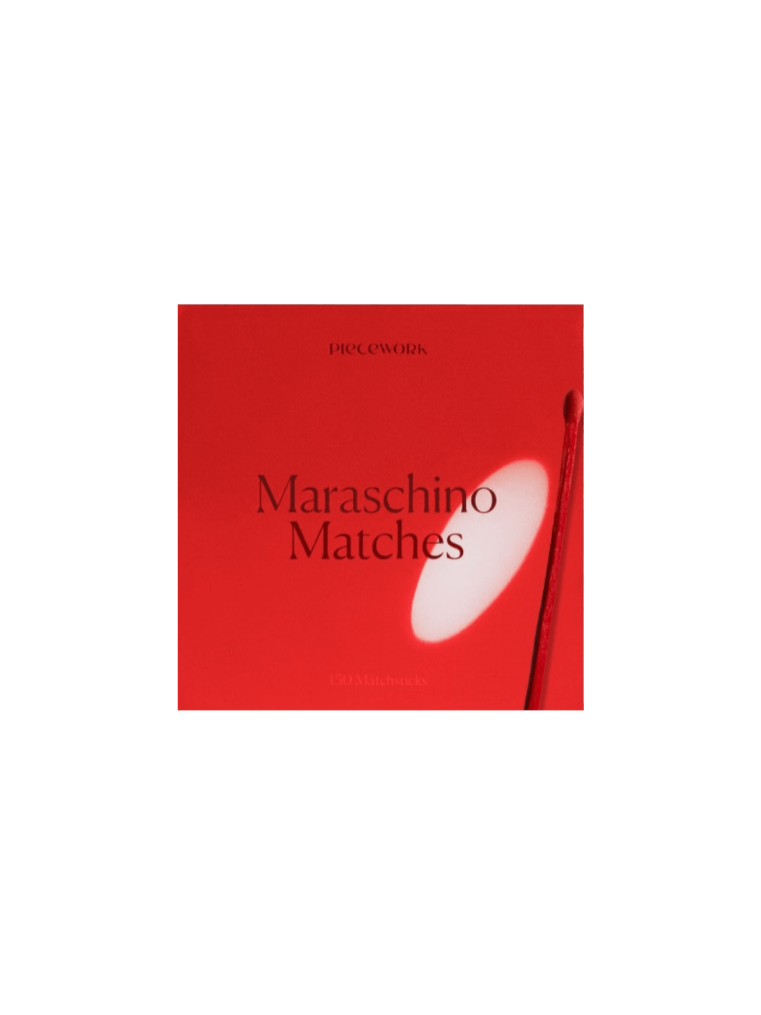 Red box labeled 'Maraschino Matches' from Piecework Puzzles on a transparent background | Twentyseven Toronto