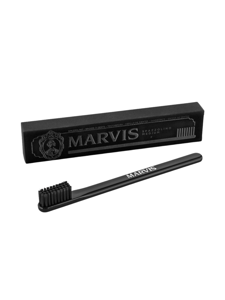 Marvis Black Toothbrush in Medium Bristles | Twentyseven Toronto