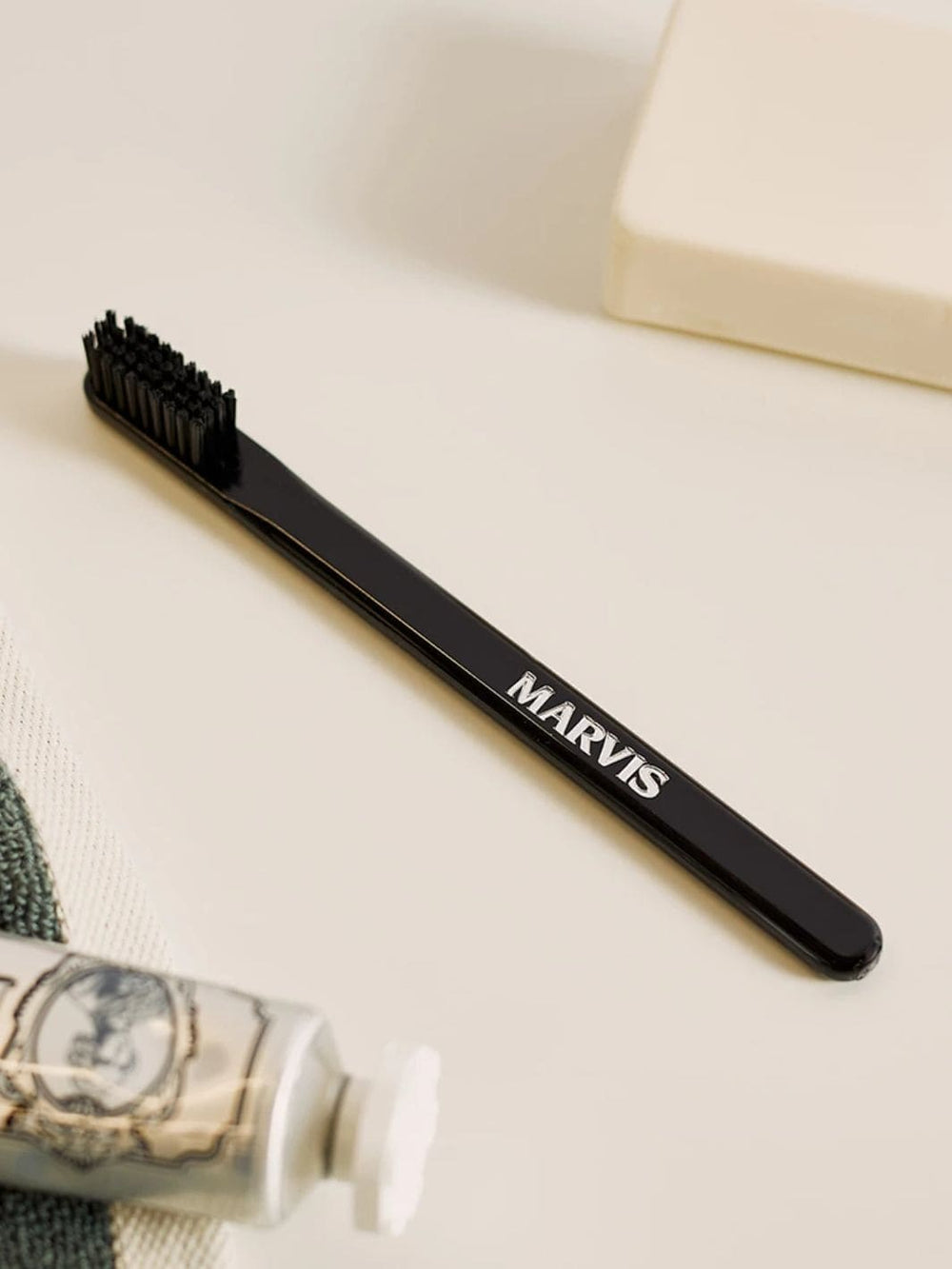Marvis Black Toothbrush in Medium Bristles | Twentyseven Toronto