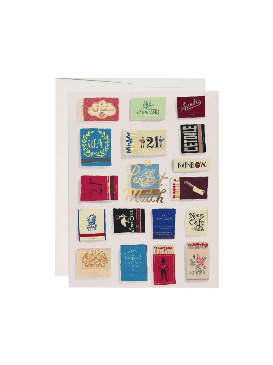 Red Cap Cards Matches Love Greeting Card | Twentyseven Toronto