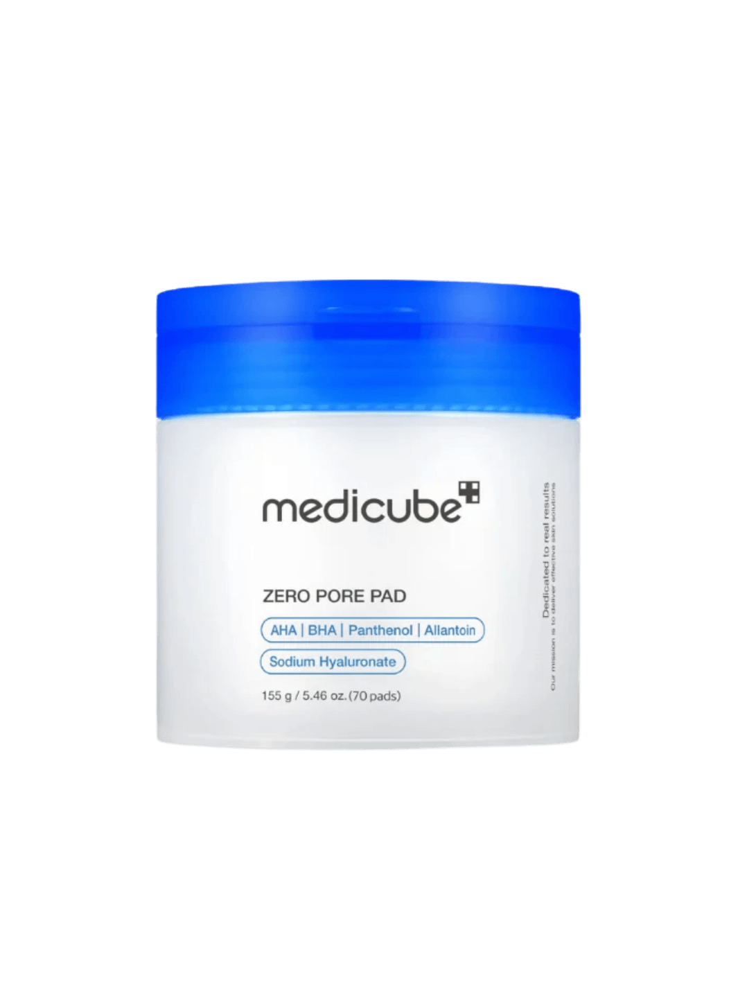 Medicube Zero Pore Pad container with blue lid on a white background | Twentyseven Toronto