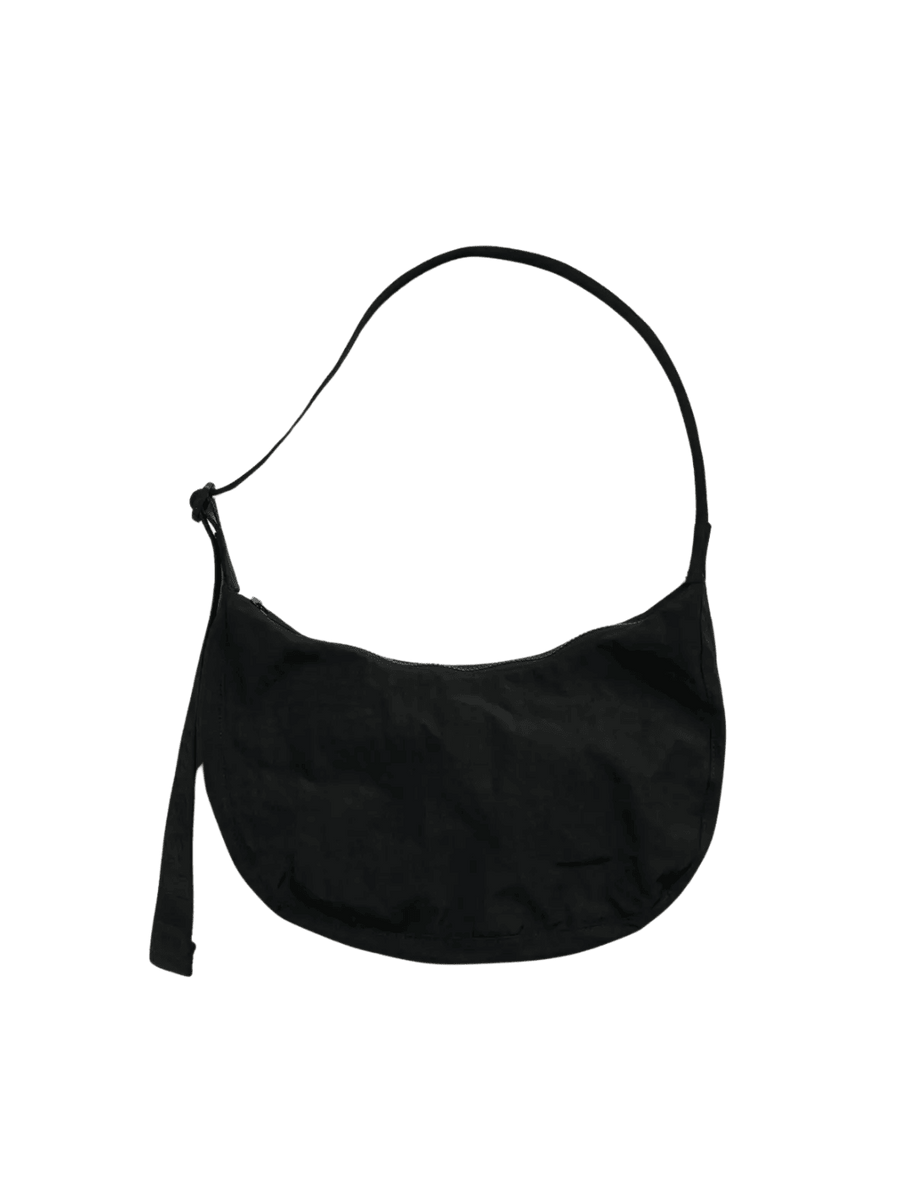 BAGGU Medium Nylon Crescent Bag in Black | Twentyseven Toronto