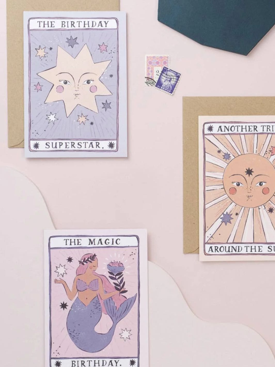 Sister Paper Co. Mermaid Magic Birthday Card | Tarot Card | Mermaid Cards | Twentyseven Toronto