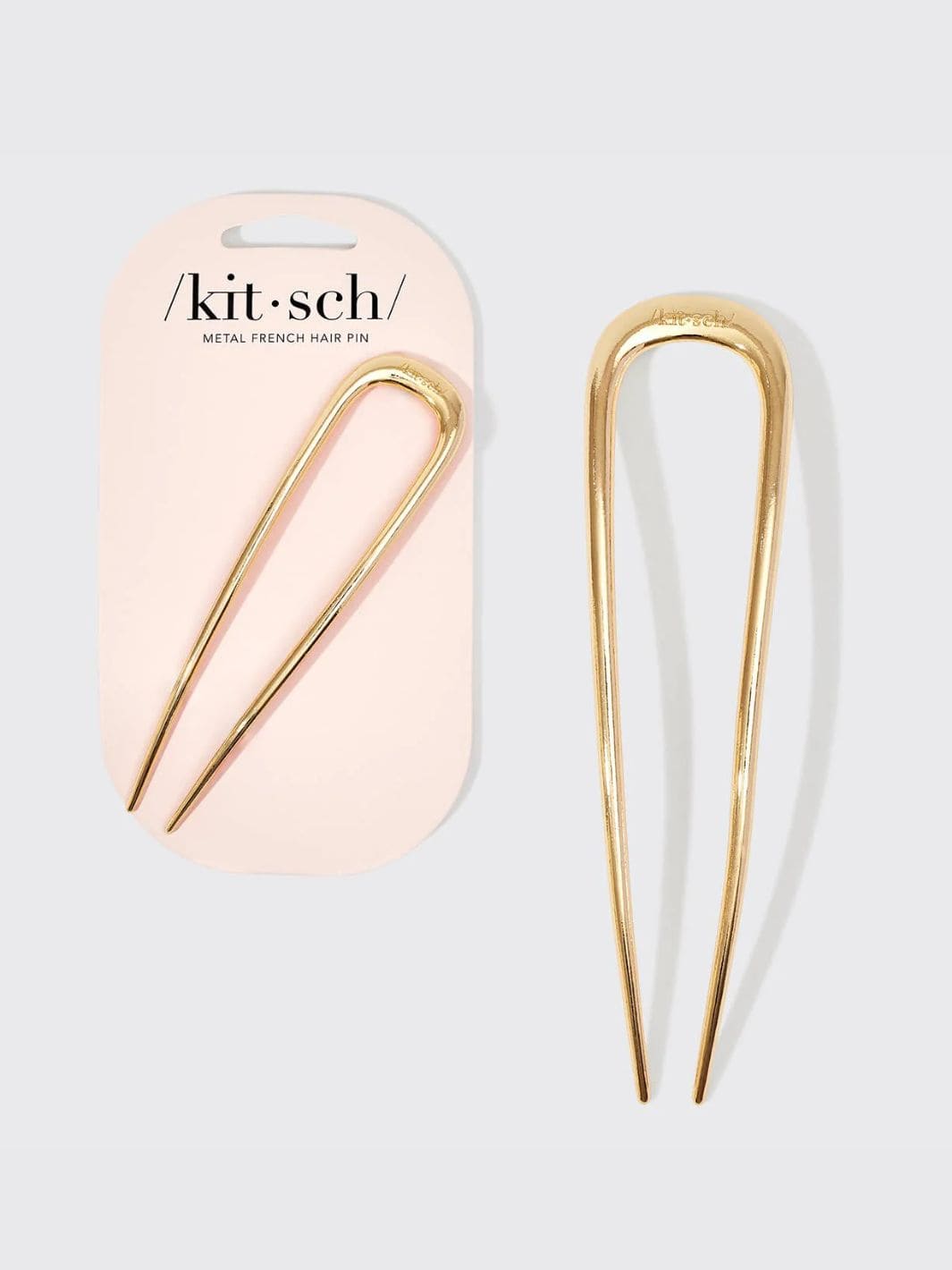 KITSCH Metal French Hair Pin - Gold | Twentyseven Toronto