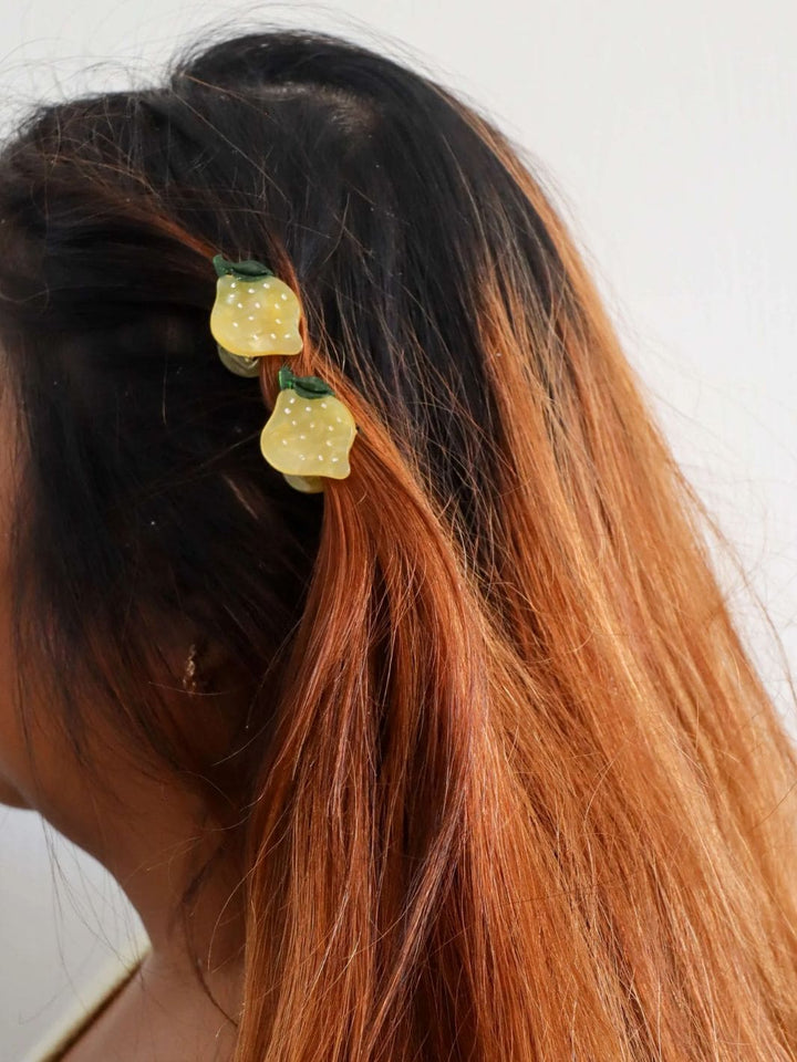 Jenny Lemons Micro Fruit and Flowers Hair Claw Clip Set | Twentyseven Toronto