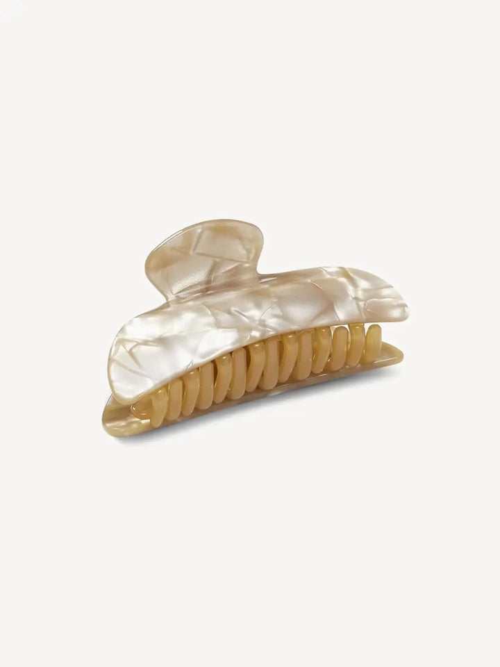 Midi Heirloom Claw in Sand Shell