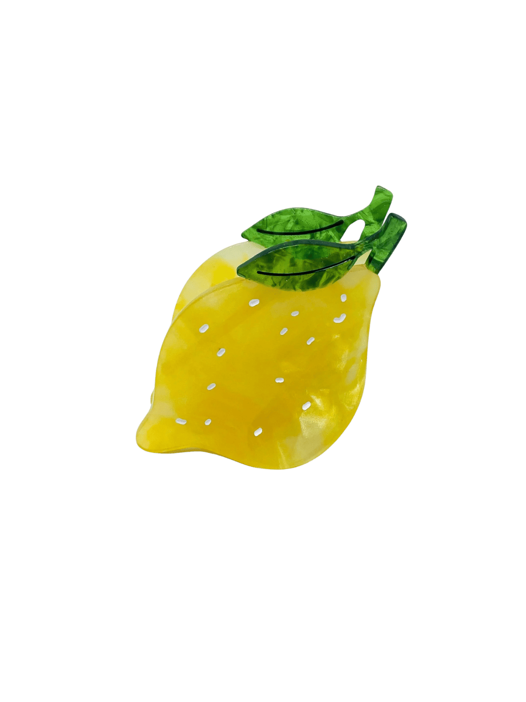 Midi Lemon Hair Claw Clip