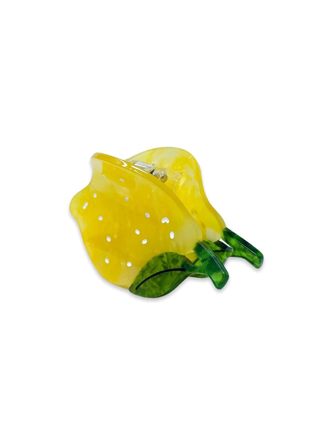 Midi Lemon Hair Claw Clip