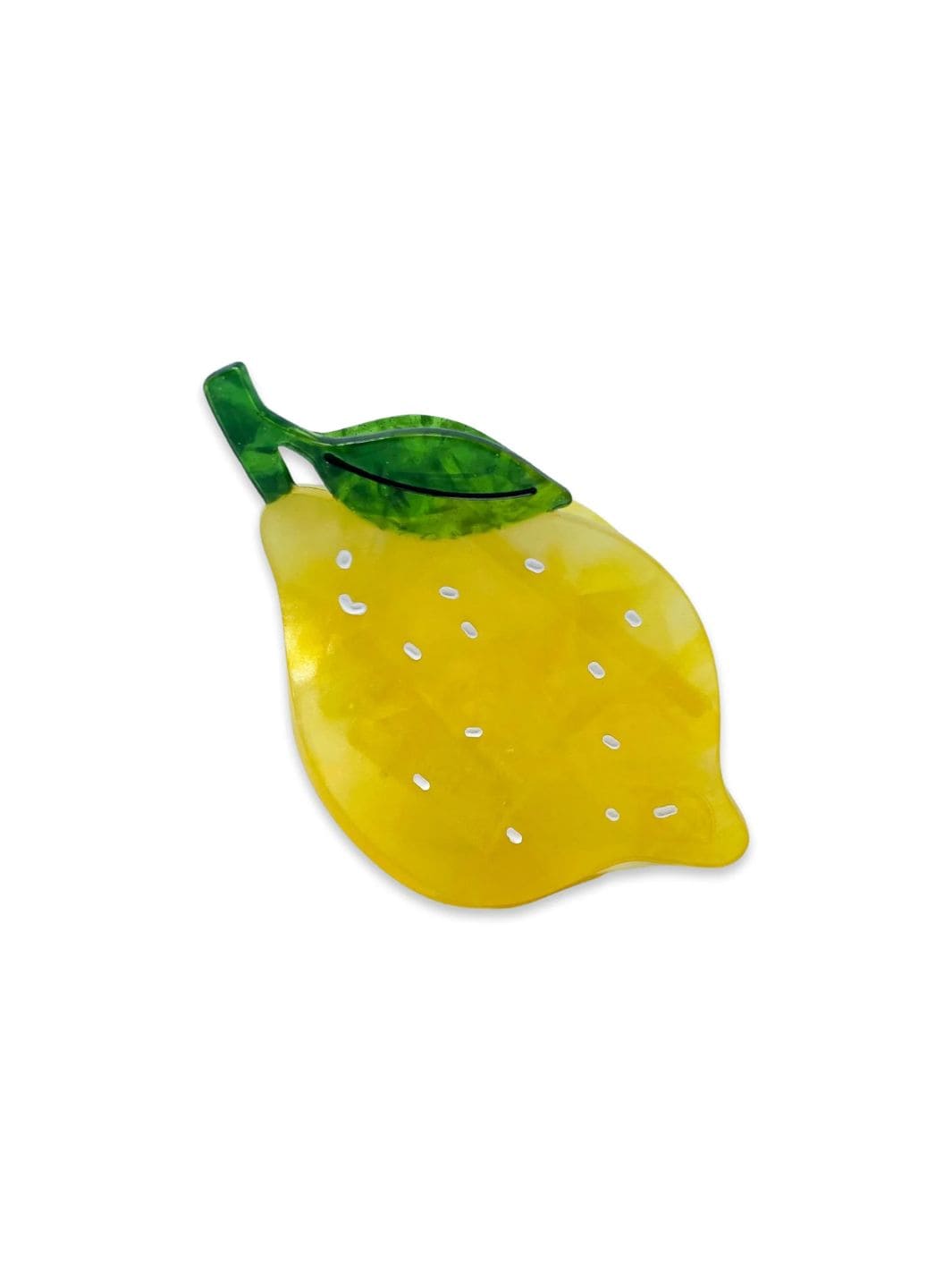Midi Lemon Hair Claw Clip