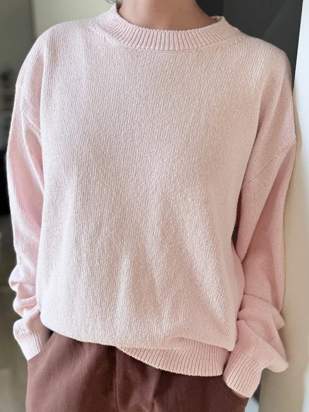 Milo Cotton Sweater - Rosé