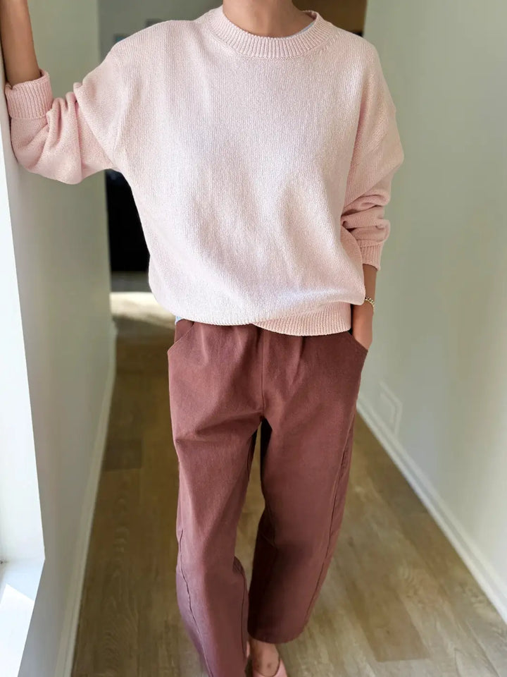 Milo Cotton Sweater - Rosé