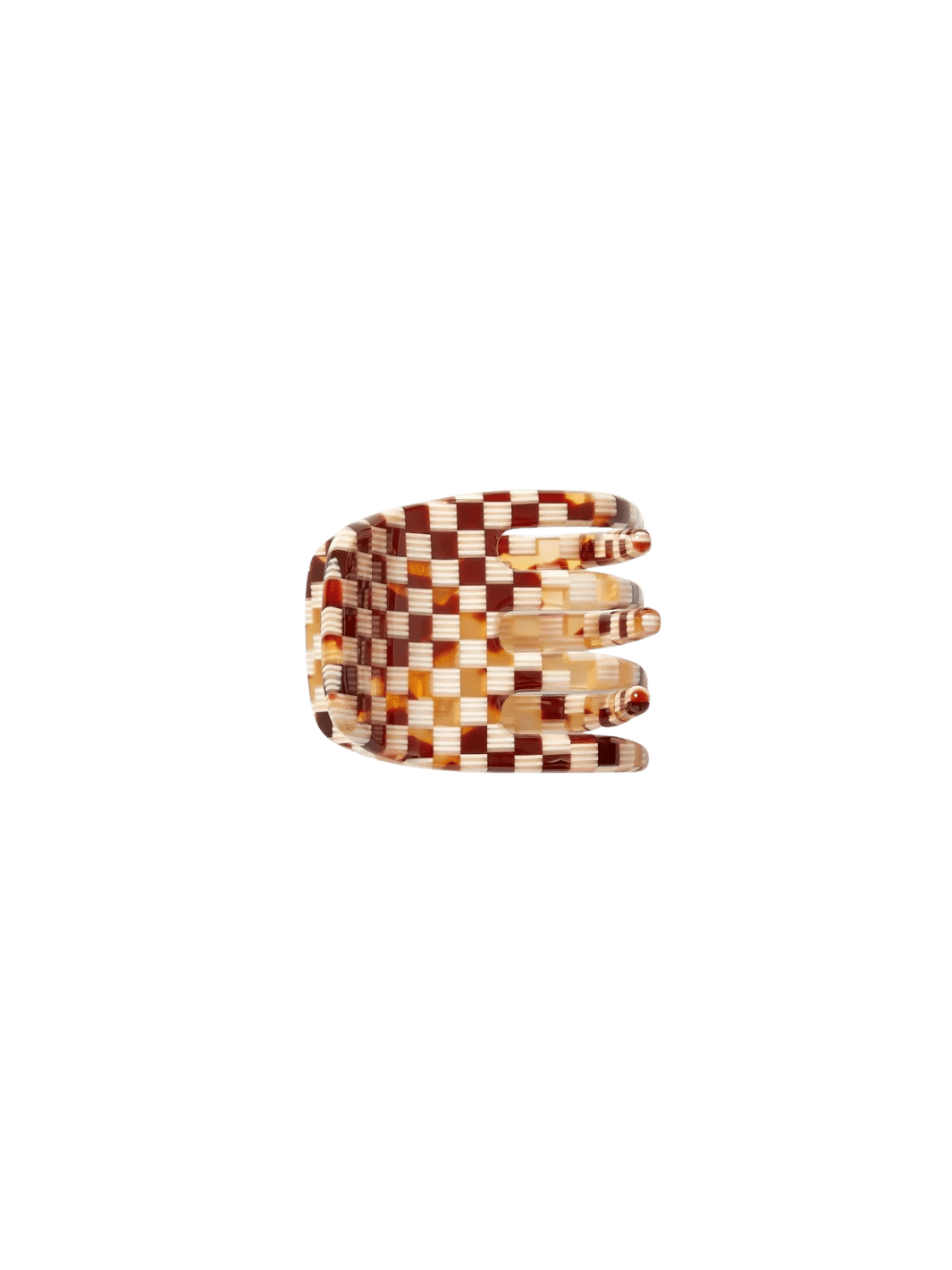MACHETE Mini Claw Hair Clip in "Tortoise Checker" | Twentyseven Toronto