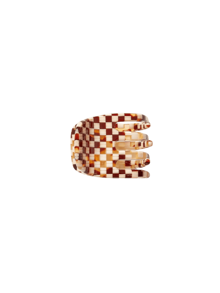 MACHETE Mini Claw Hair Clip in "Tortoise Checker" | Twentyseven Toronto