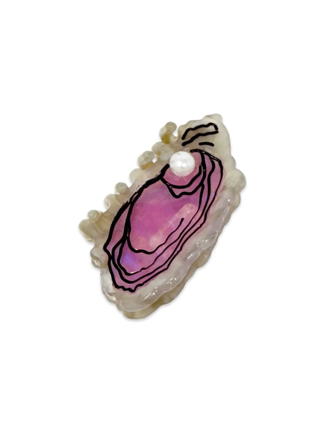 Jenny Lemons Mini Oyster Hair Claw Clip | Twentyseven Toronto