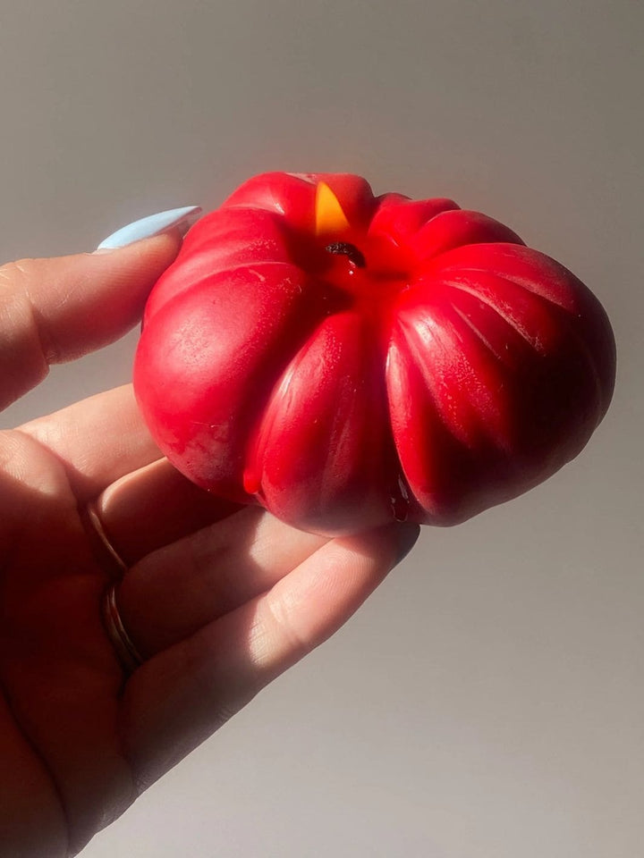 Mini Tomato Candle - Red