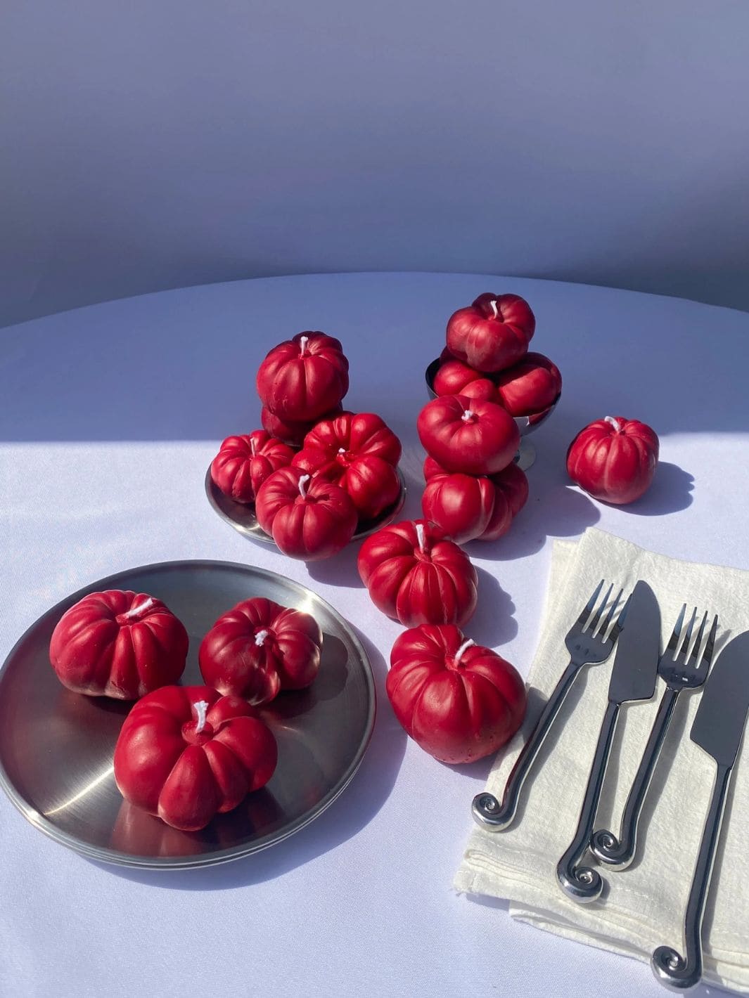 Mini Tomato Candle - Red