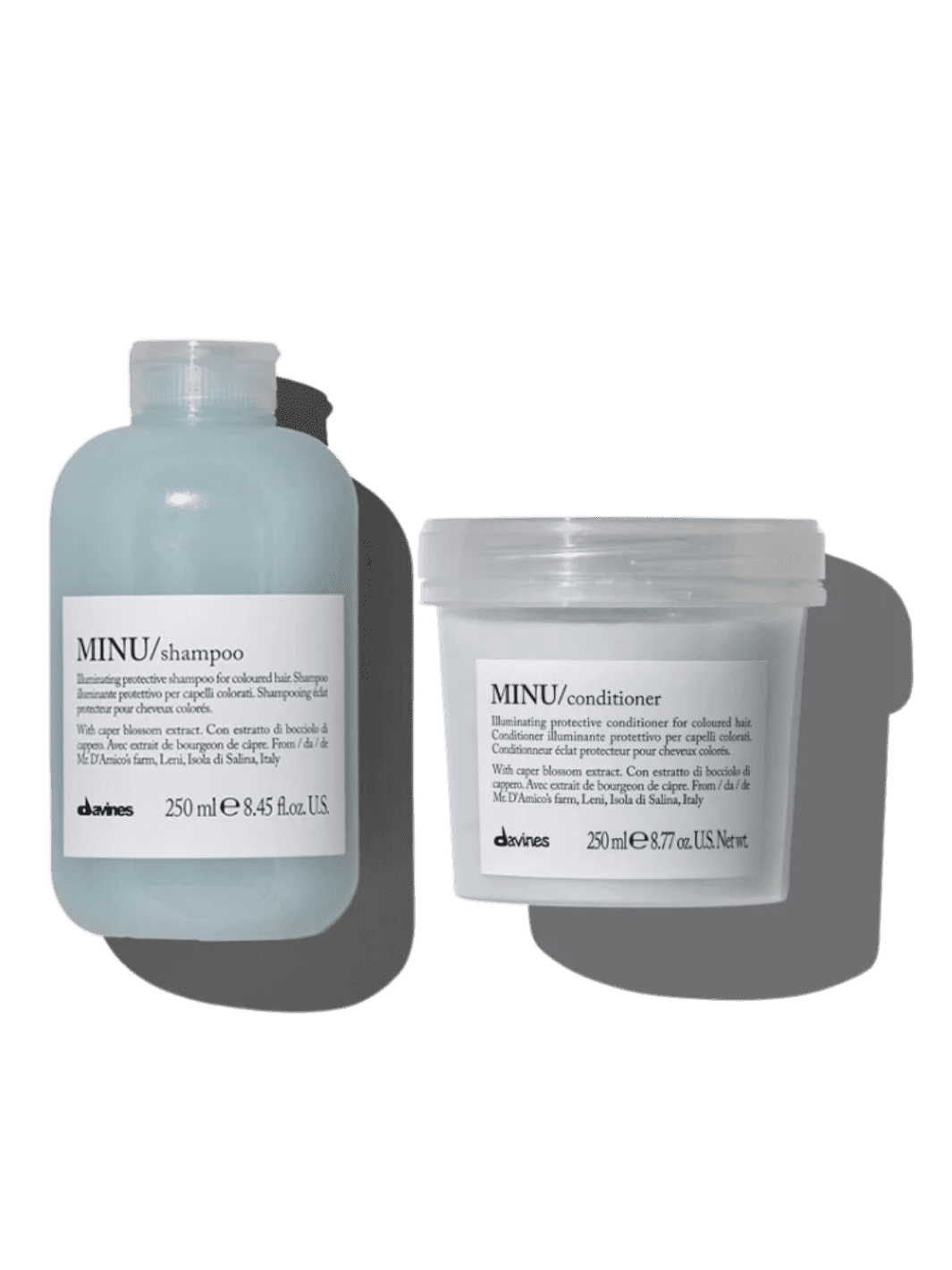 Davines MINU Shampoo & Conditioner | Twentyseven Toronto | 250ml