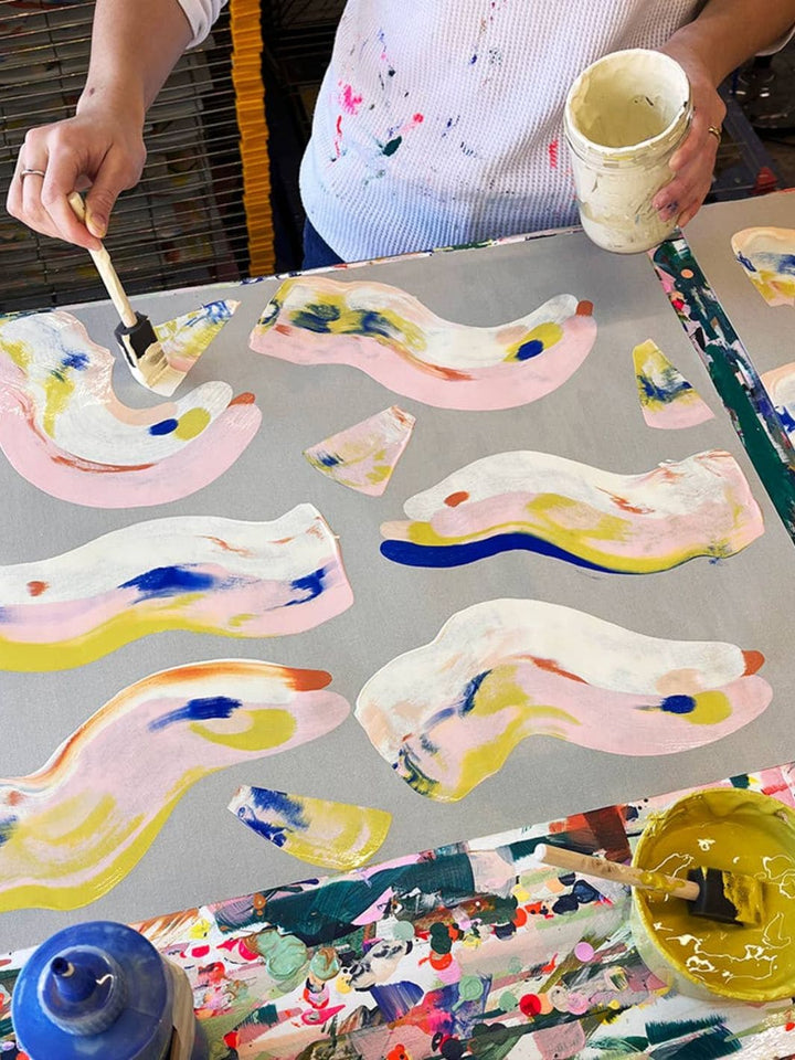 Moglea Hand Painting Process | Twentyseven Toronto