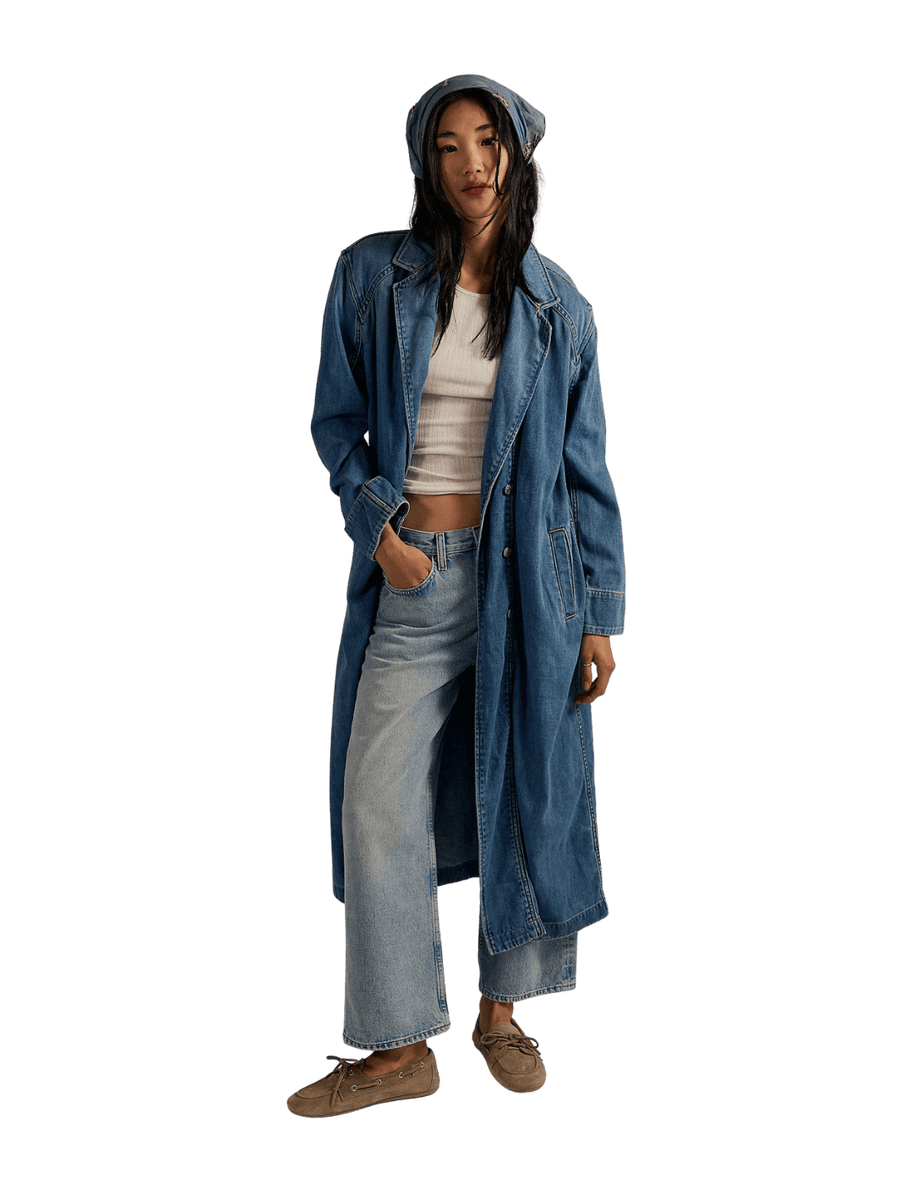Free People We the Free Monique Indigo Duster in Sunlight Blue | Twentyseven Toronto