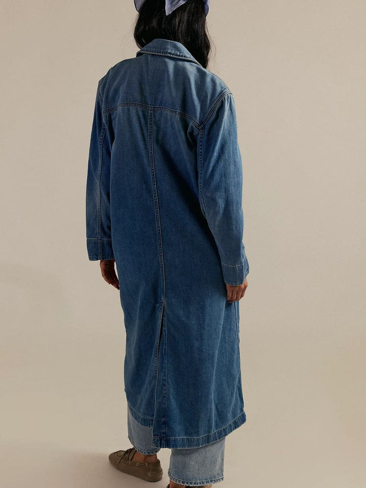 Free People We the Free Monique Indigo Duster in Sunlight Blue | Twentyseven Toronto