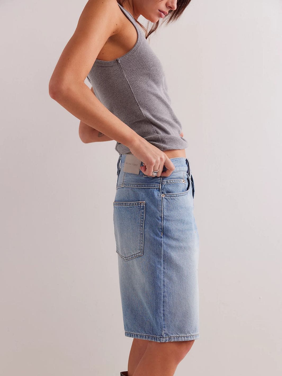 Free People We The Free Montana Shorts - Cowboys Blues | Twentyseven Toronto