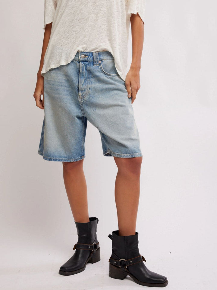 Free People We The Free Montana Shorts - Cowboys Blues | Twentyseven Toronto
