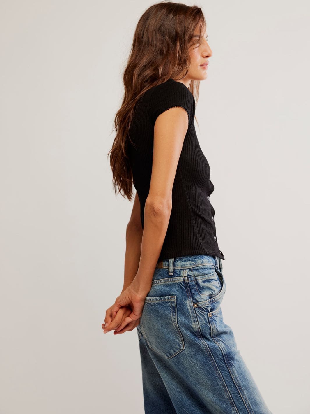 Free People Most Wanted Cardi in Black | Twentyseven Toronto