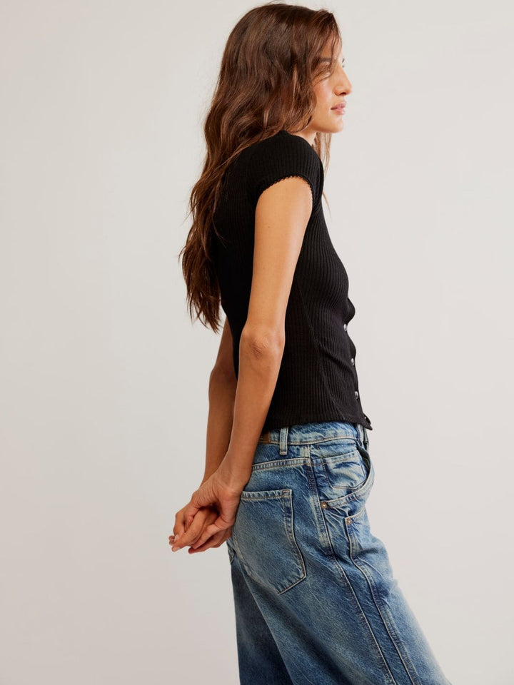 Free People Most Wanted Cardi in Black | Twentyseven Toronto