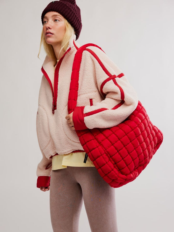 Free People Mountain High Half Zip Fleece in Ballet Slipper Combo | Twentyseven Toronto