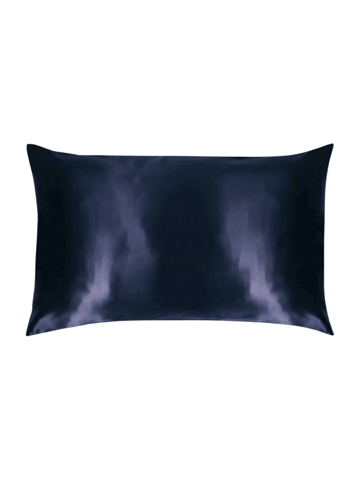 PURE SOL Beauty Mulberry Silk Pillowcase Navy | Twentyseven Toronto