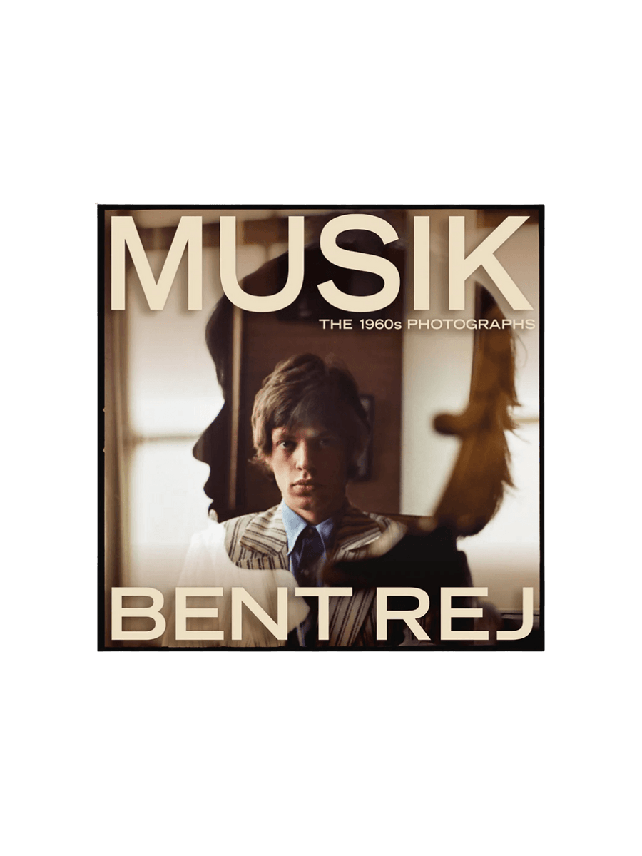 Book cover of 'Musik' by Bent Rej with a person's face partially obscured | Twentyseven Toronto