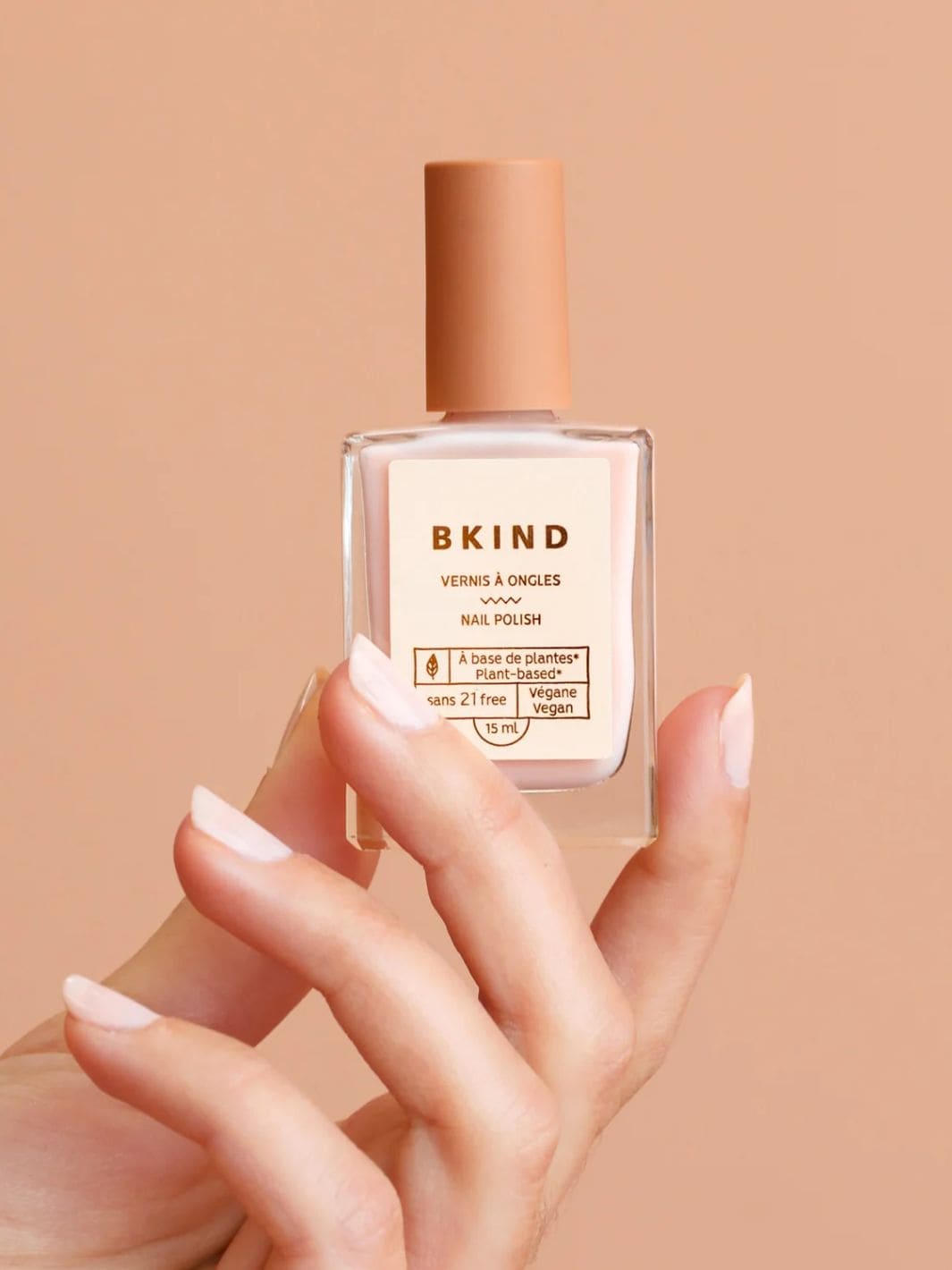 BKIND Vegan & 21-Free Nail Polish - French Pink | Twentyseven Toronto