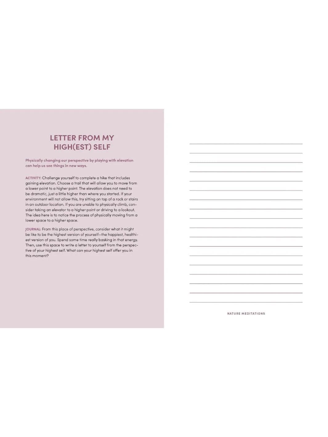 Nature Meditations Journal by Kenya Jackson-Saulters | Twentyseven Toronto