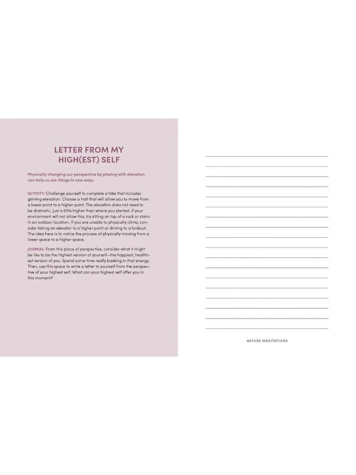 Nature Meditations Journal by Kenya Jackson-Saulters | Twentyseven Toronto