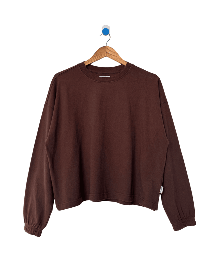 Le Bon Shoppe Naturelle Long Sleeve Tee in Chestnut | Twentyseven Toronto