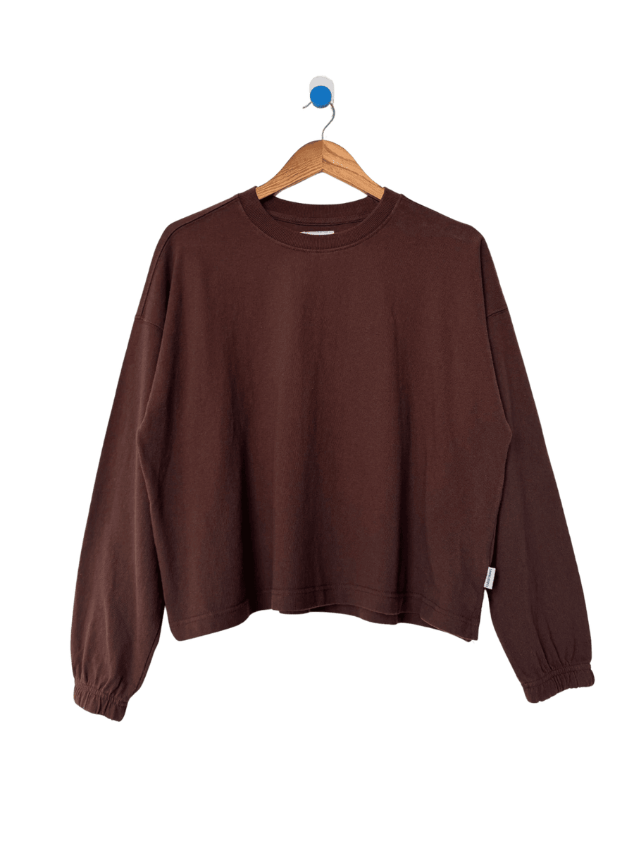 Le Bon Shoppe Naturelle Long Sleeve Tee in Chestnut | Twentyseven Toronto